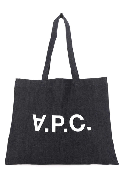 A.P.C. Daniela Large Shopping Tote (Dark Denim)