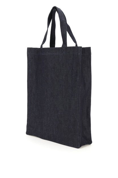 A.P.C. Cotton Denim Long Tote