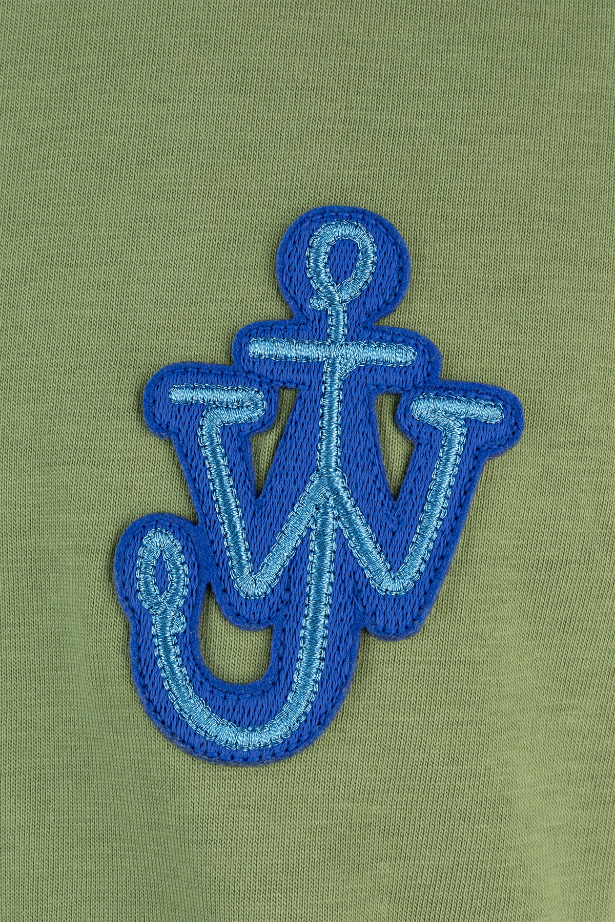 J.W. ANDERSON Men's Anchor Patch T-Shirt (Dark Green)