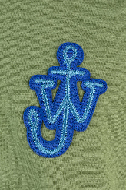 J.W. ANDERSON Men's Anchor Patch T-Shirt (Dark Green)
