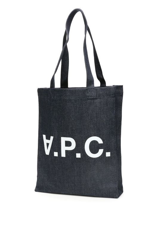 A.P.C. Medium Daniela Shopping Tote (Dark Denim)