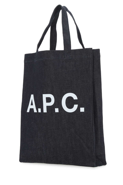 A.P.C. Cotton Denim Long Tote