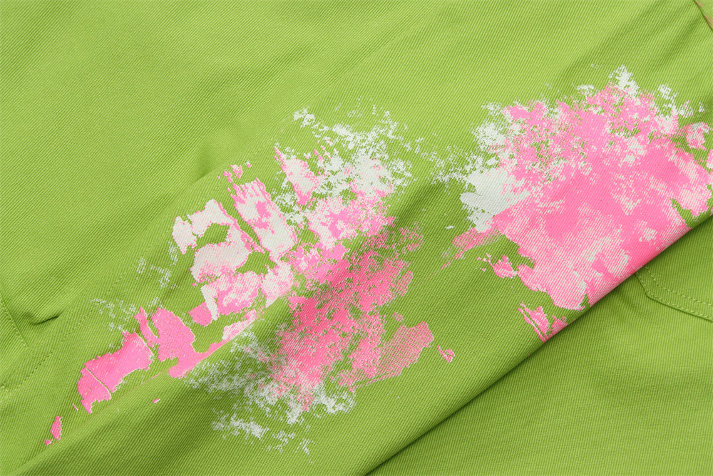 Splash-Ink Cotton Street Wear Jacket