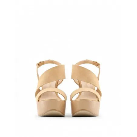 Made in Italia "Fiammetta" Platform Sandals (Nude)