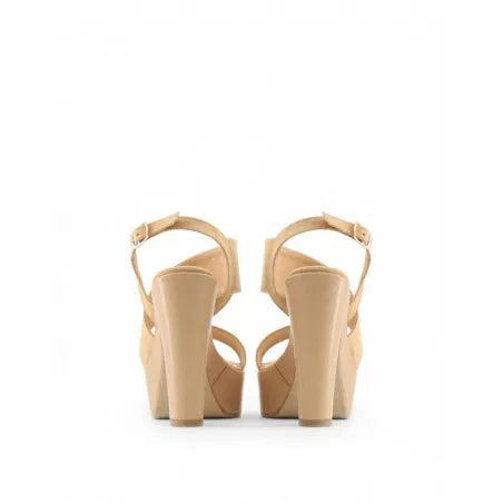 Made in Italia "Fiammetta" Platform Sandals (Nude)
