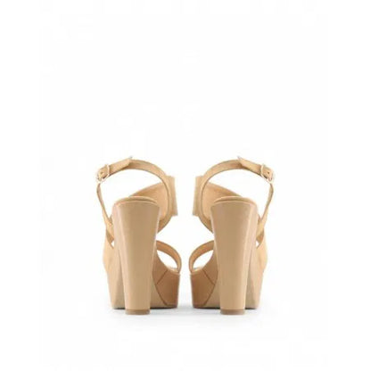 Made in Italia "Fiammetta" Platform Sandals (Nude)