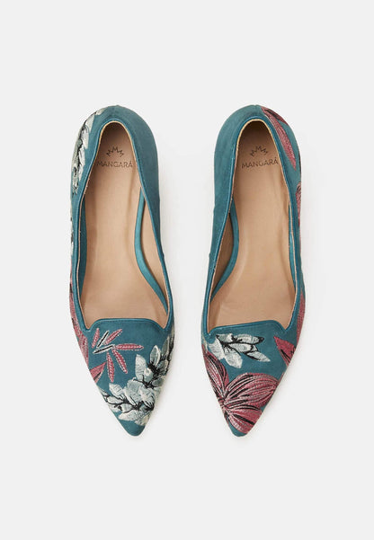 Mangará Ipê Genuine Leather Kitten Pumps