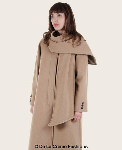 Lily St. John SCARPIA Wool & Cashmere Scarf Coat