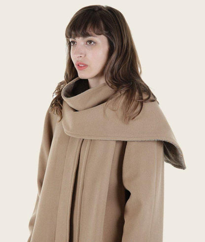 Lily St. John SCARPIA Wool & Cashmere Scarf Coat