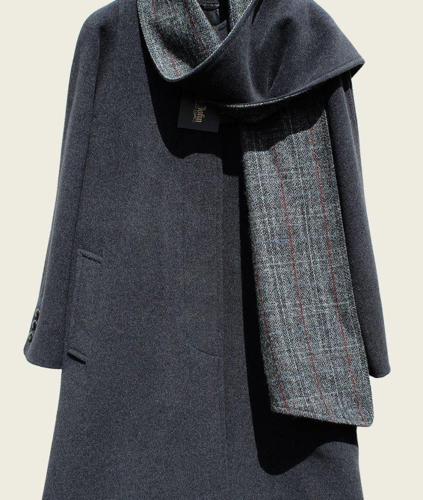 Lily St. John SCARPIA Wool & Cashmere Scarf Coat