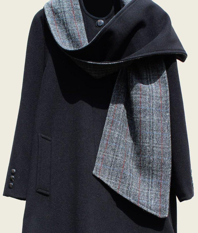 Lily St. John SCARPIA Wool & Cashmere Scarf Coat