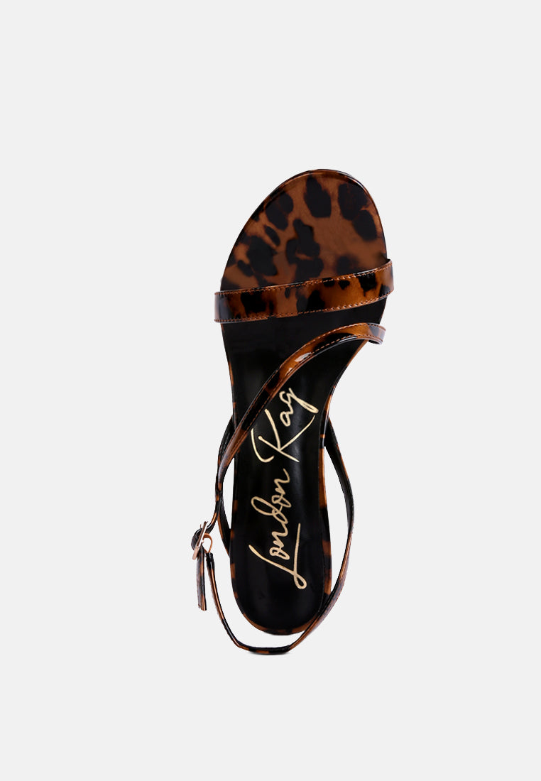 London Rag “Skyfall” Ankle Strap Stiletto Sandals