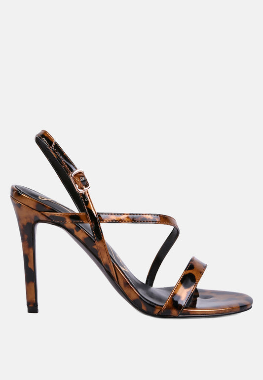 London Rag “Skyfall” Ankle Strap Stiletto Sandals